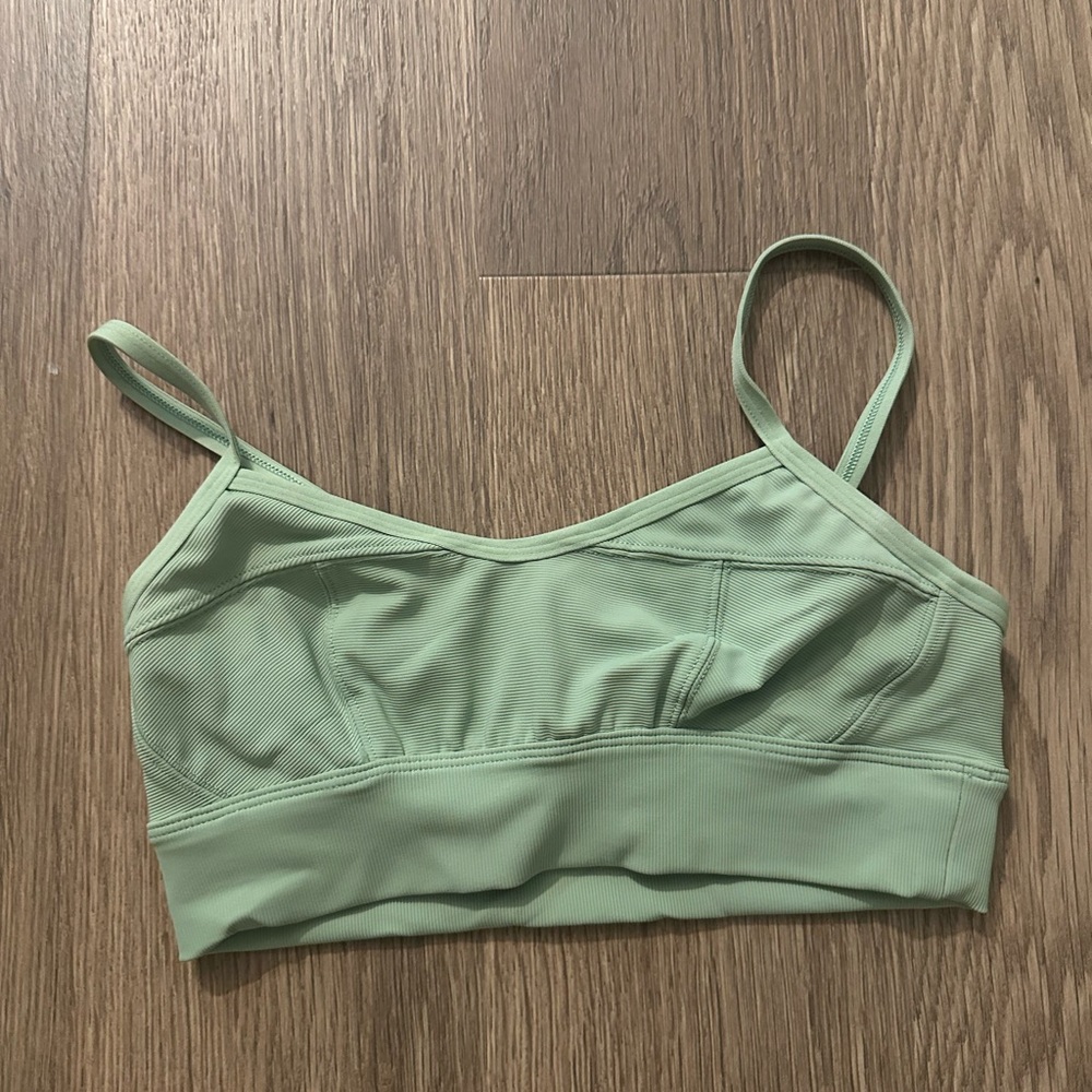 Women's Green aerie sports bra